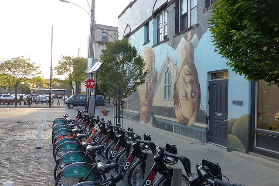 Bikeshare and murals